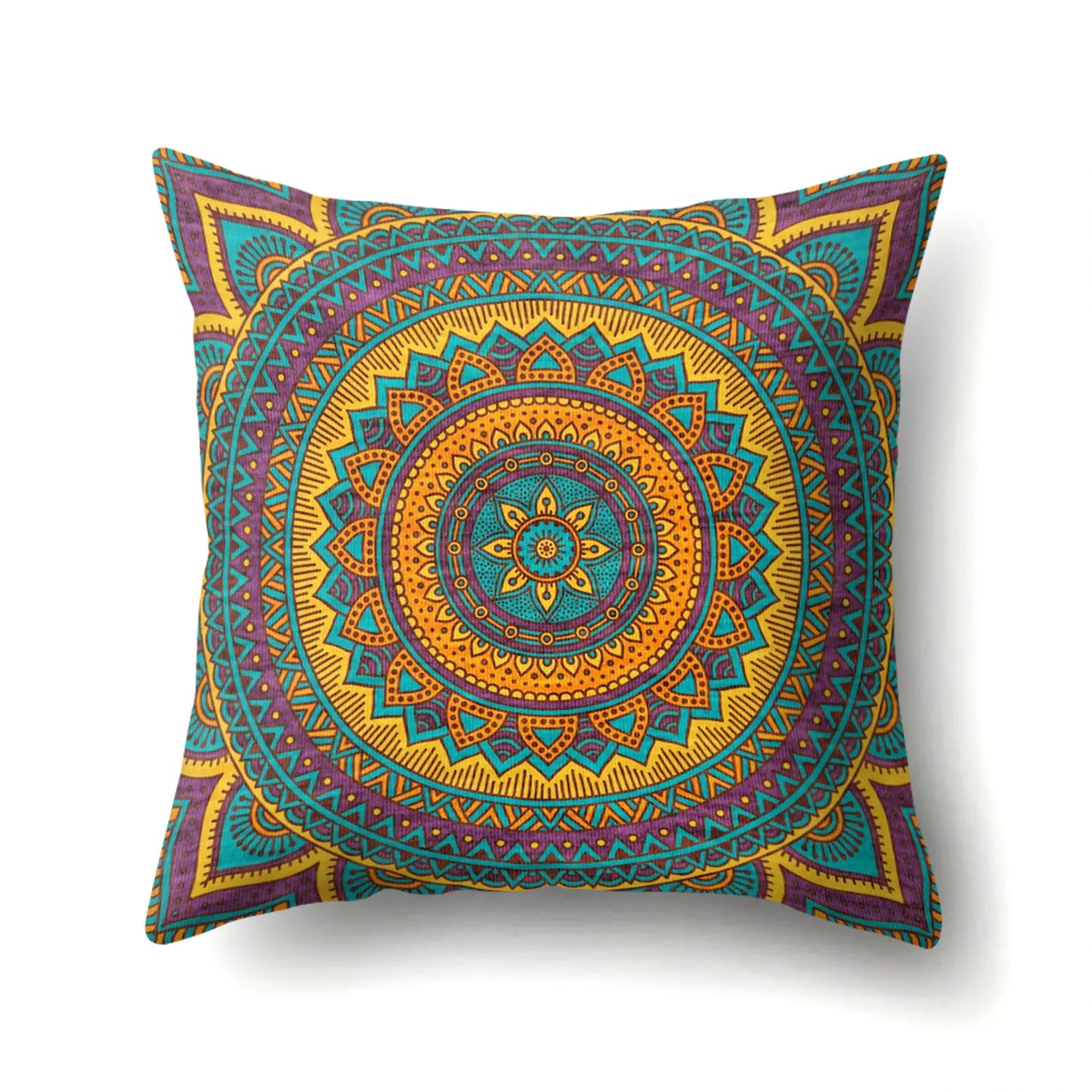 New Bohemian Style Mandala Velvet Pillow Cover
