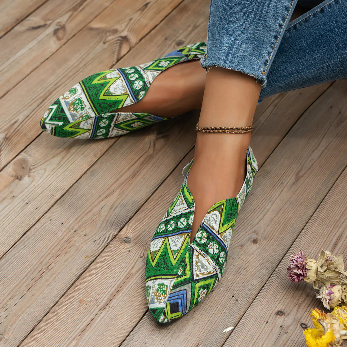 Bohemian Style Women's Casual Flat Shoes