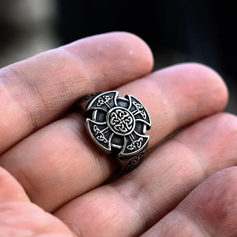 Celtic Knot Titanium Steel Ring Jewelry