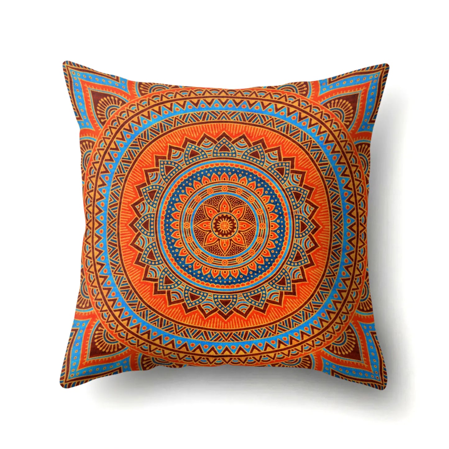 New Bohemian Style Mandala Velvet Pillow Cover