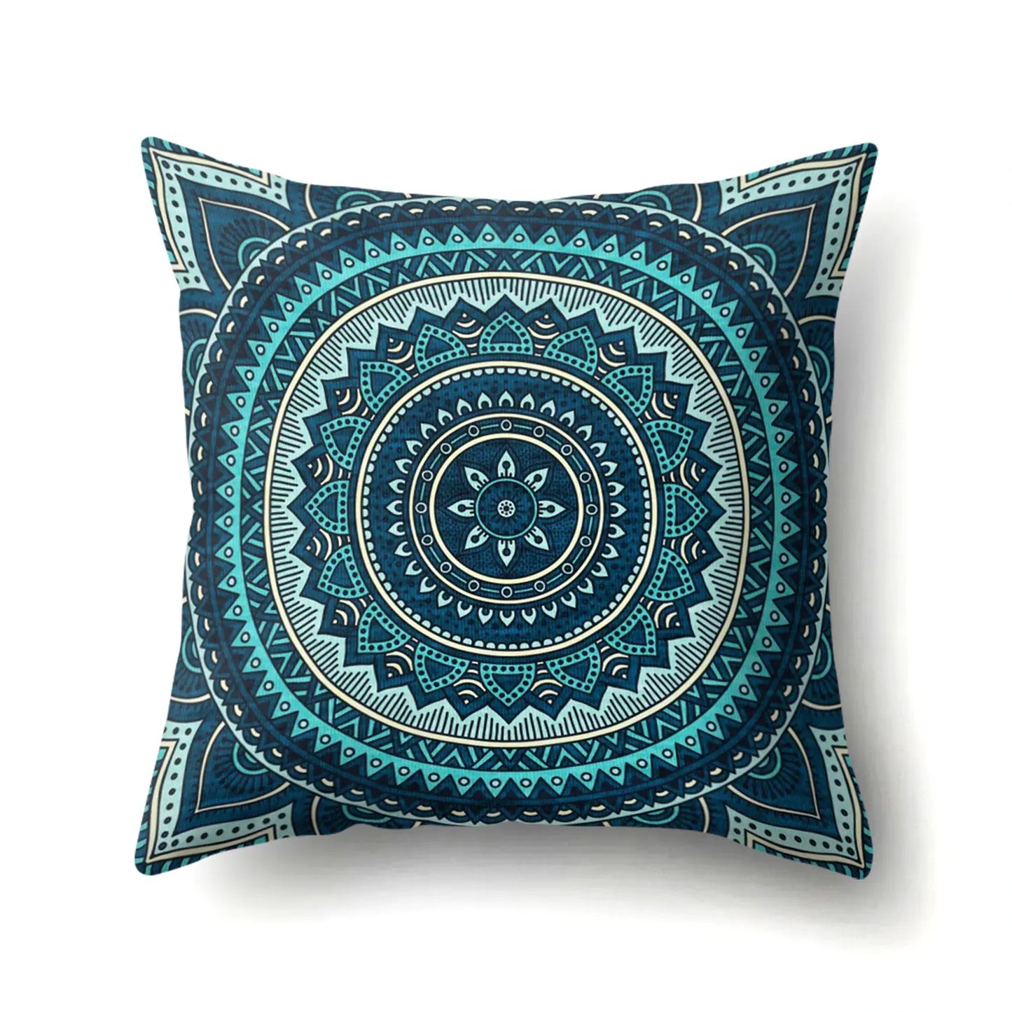 New Bohemian Style Mandala Velvet Pillow Cover