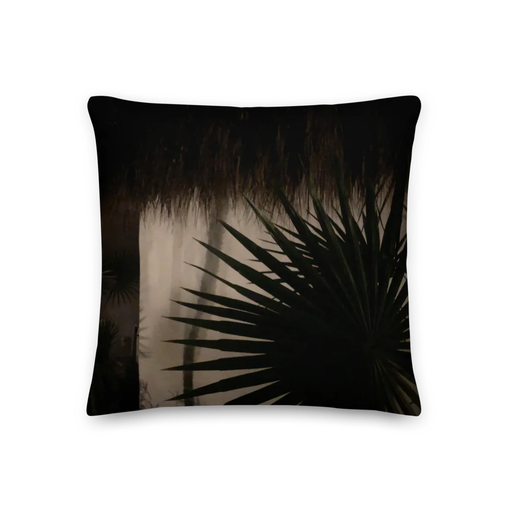 Tropic Shadows Two Premium Throw Pillow