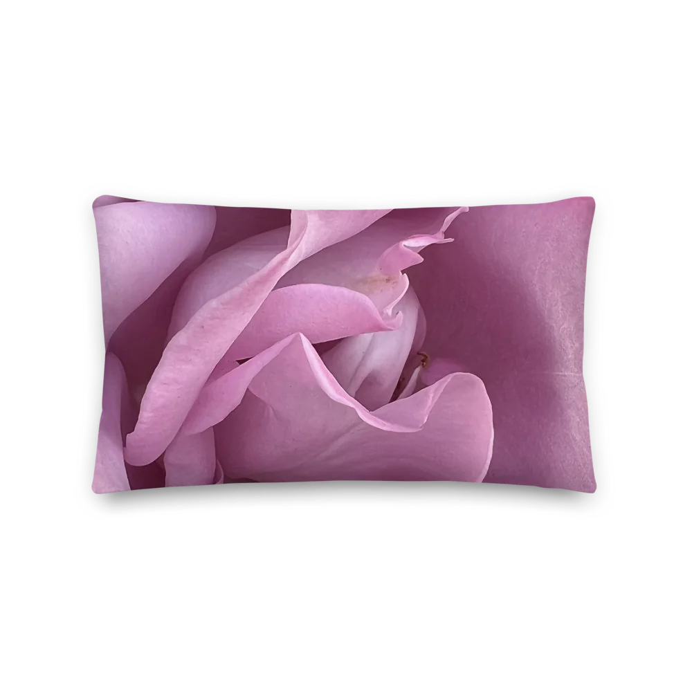 Lilac Rose Throw Pillow