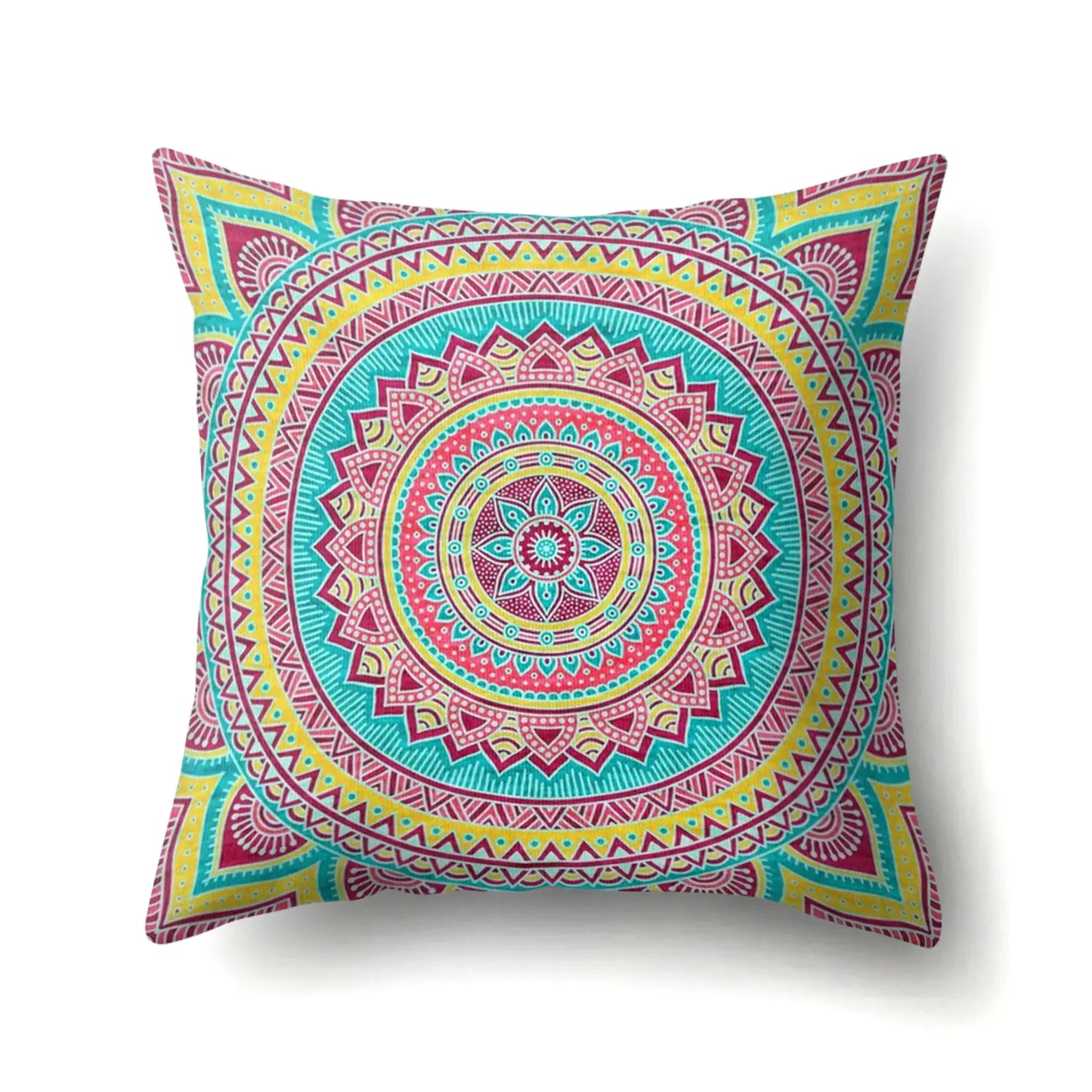 New Bohemian Style Mandala Velvet Pillow Cover