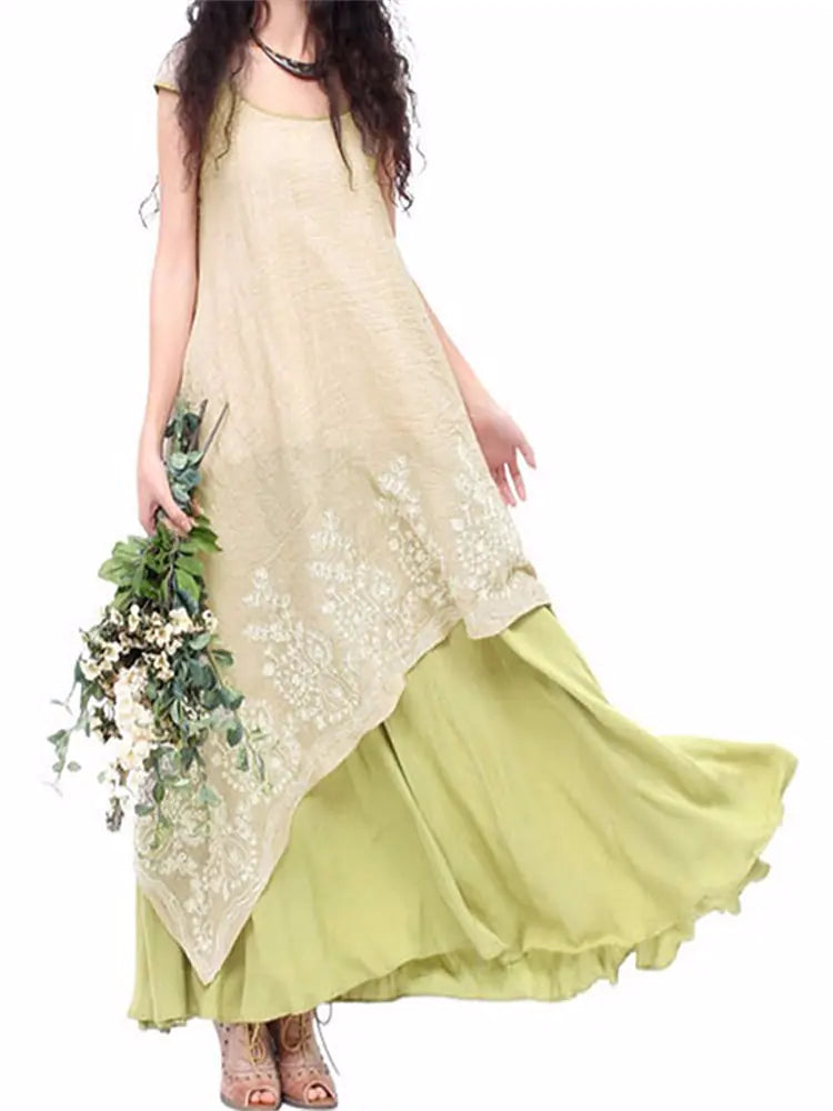 Women's Lace Overlay Dress