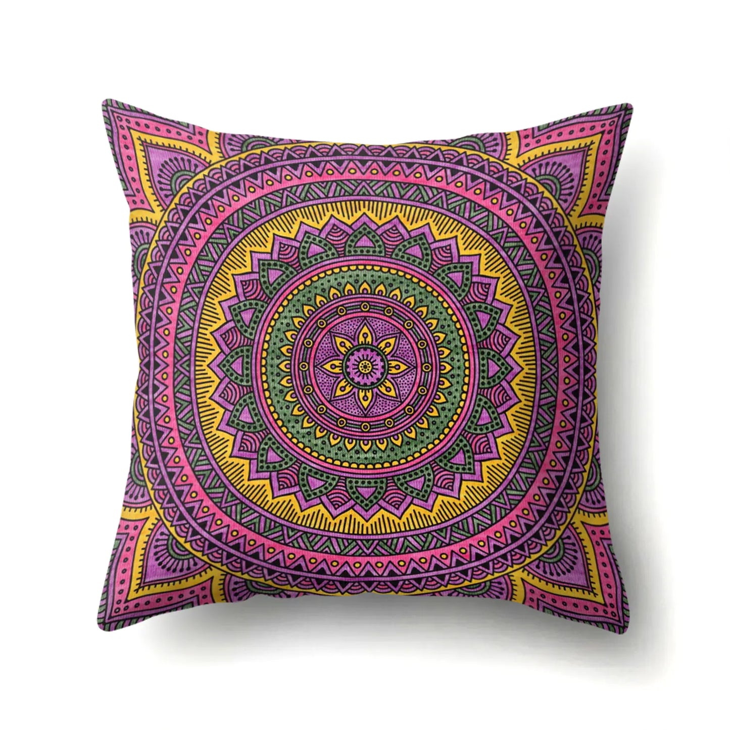 New Bohemian Style Mandala Velvet Pillow Cover