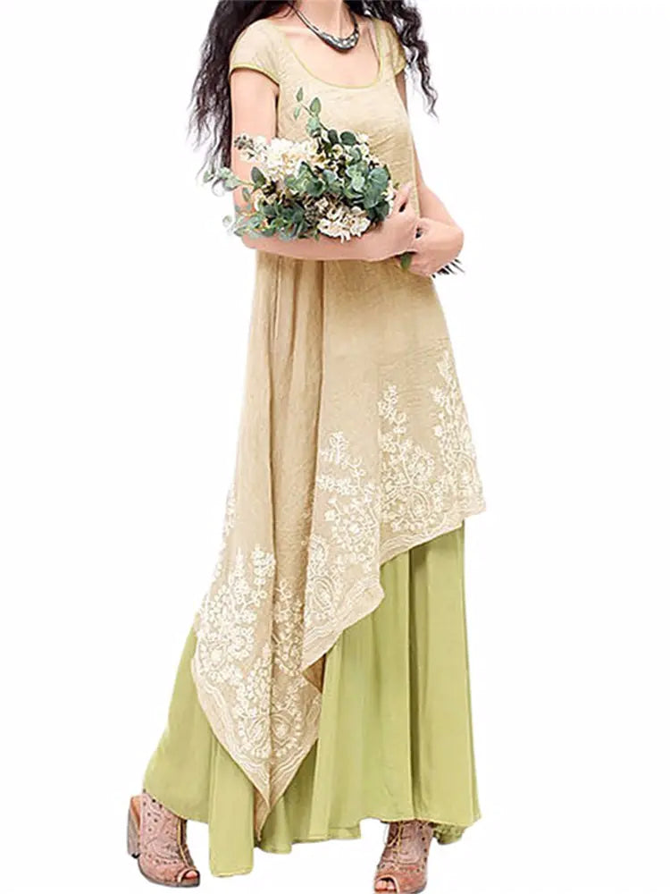 Women's Lace Overlay Dress