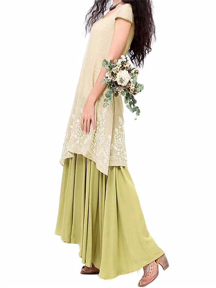 Women's Lace Overlay Dress