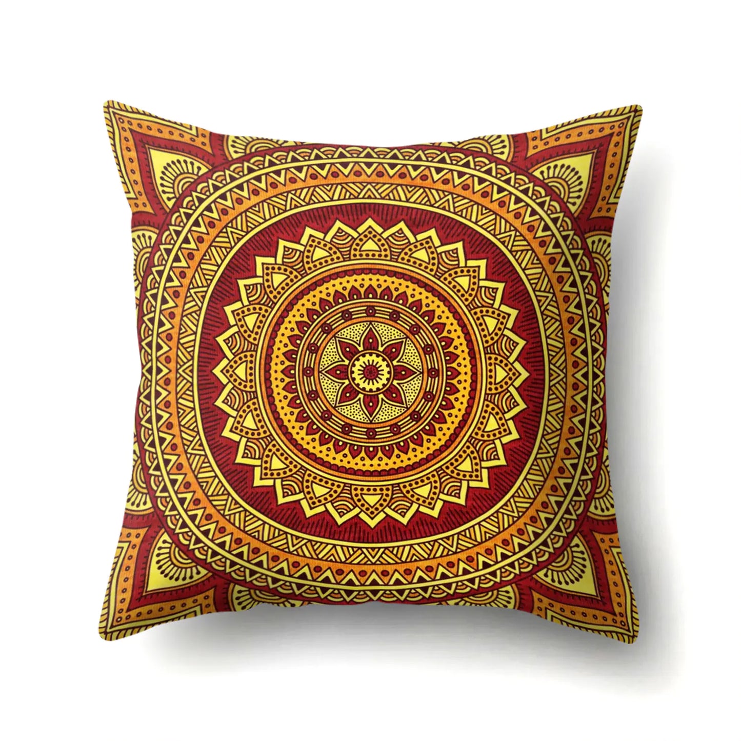 New Bohemian Style Mandala Velvet Pillow Cover