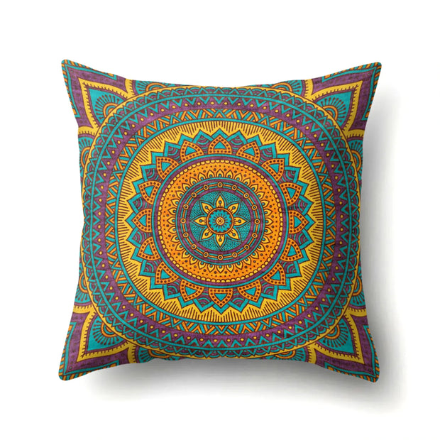 New Bohemian Style Mandala Velvet Pillow Cover