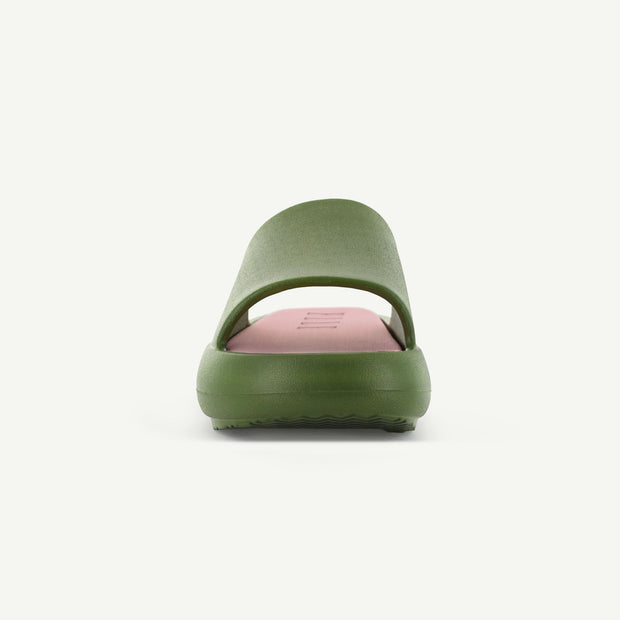St. Tropez Platform Slide - Olive