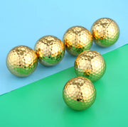 Gold Plated Golf Balls - Set of Golf Balls