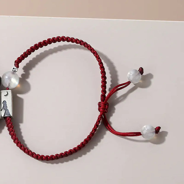 Fashion Sun Moon Couple Rope Bracelet