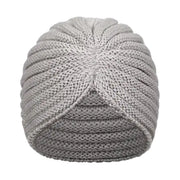 Bohemian Knitted Pearl Headscarf Hat and Headband