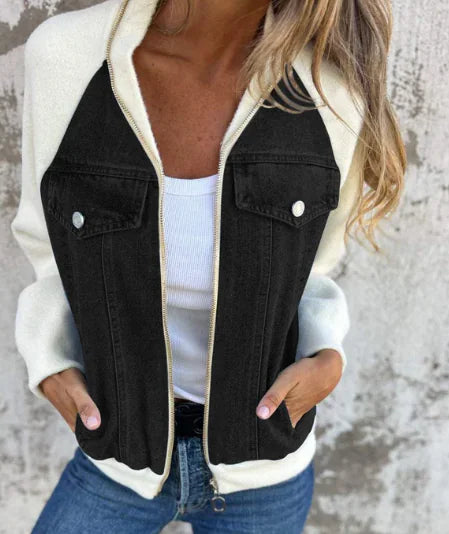 Modern Women's Denim Jacket (One Piece)