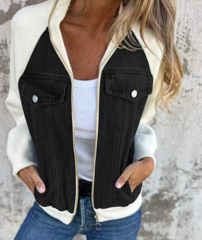 Modern Women's Denim Jacket (One Piece)