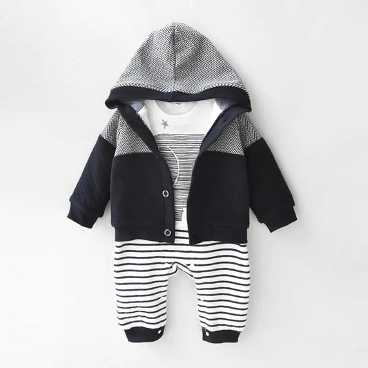 Baby Clothing Set: Bodysuit with Jacket