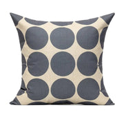 Customizable Silver Gray Linen Pillow Cover