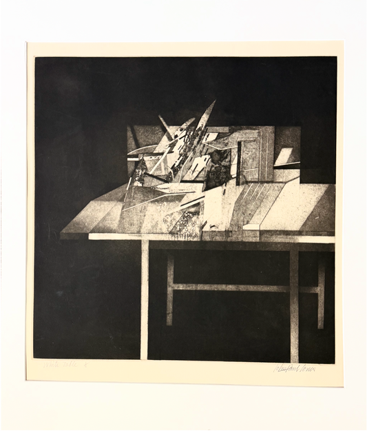 John Paul Jones "White Table" Etching