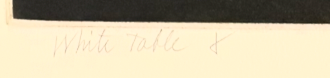 John Paul Jones "White Table" Etching