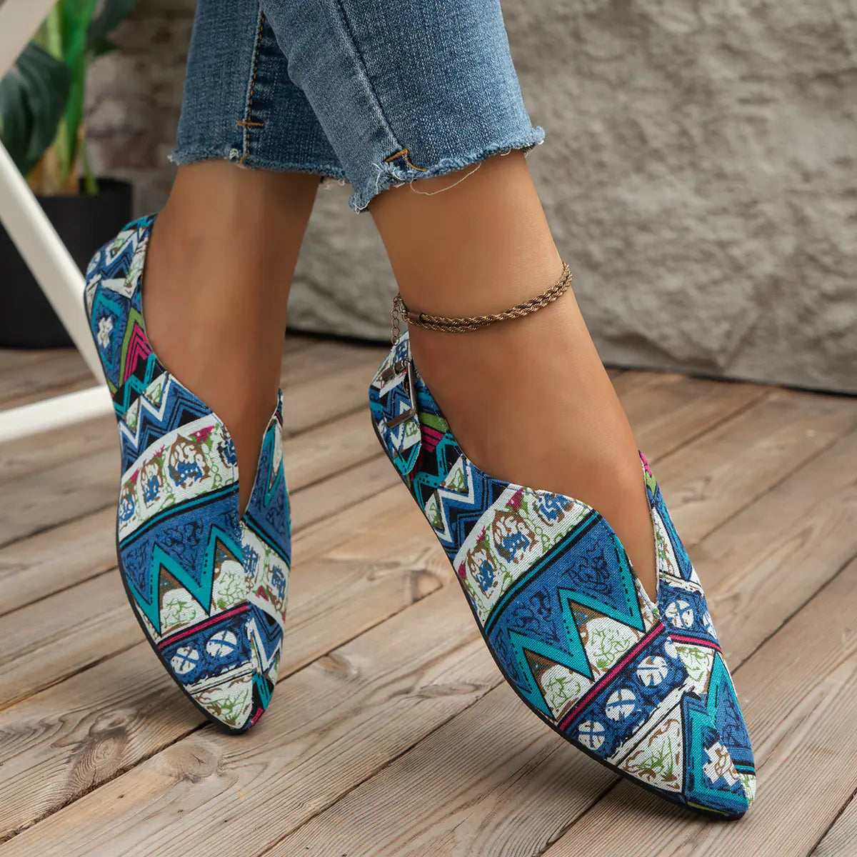 Bohemian Style Women's Casual Flat Shoes