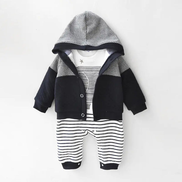 Baby Clothing Set: Bodysuit with Jacket