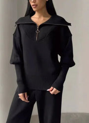 Comfortable Zip Hoodie Set