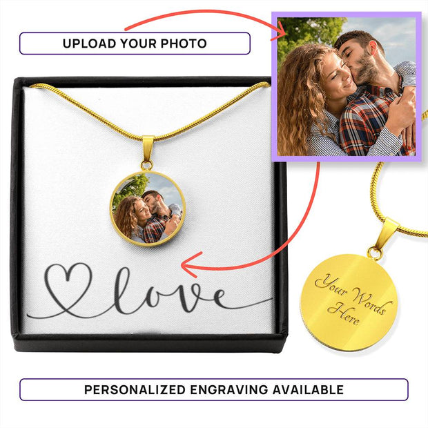 Round Keepsake Pendant and Necklace