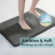 Thick Solid Color Flannel Non-Slip Area Rug for Home