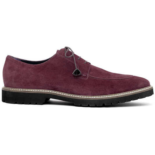 Italian Sueded Goatskin Lace Up, Bordeaux