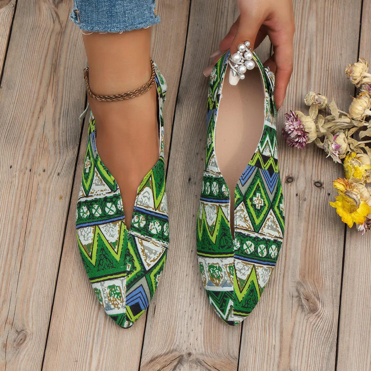 Bohemian Style Women's Casual Flat Shoes