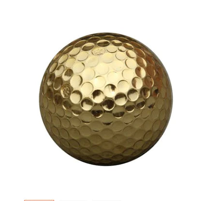 Gold Plated Golf Balls - Set of Golf Balls