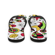 Joan Miro Peces de Colores (Colorful Fish) Artwork Flip-Flops-1