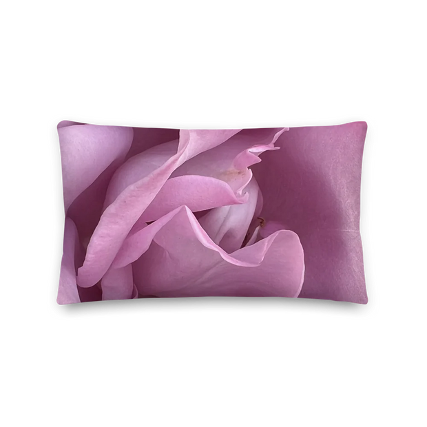 Lilac Rose Throw Pillow