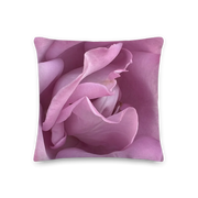Lilac Rose Throw Pillow