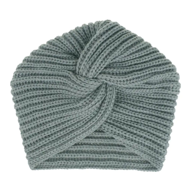 Bohemian Knitted Pearl Headscarf Hat and Headband