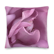 Lilac Rose Throw Pillow