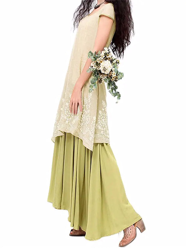 Women's Lace Overlay Dress